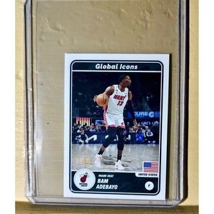 2023-24 Bam Adebayo Panini NBA Basketball #61 Global Icons Sticker